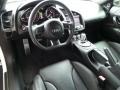 Black Fine Nappa Leather 2011 Audi R8 5.2 FSI quattro Interior Color