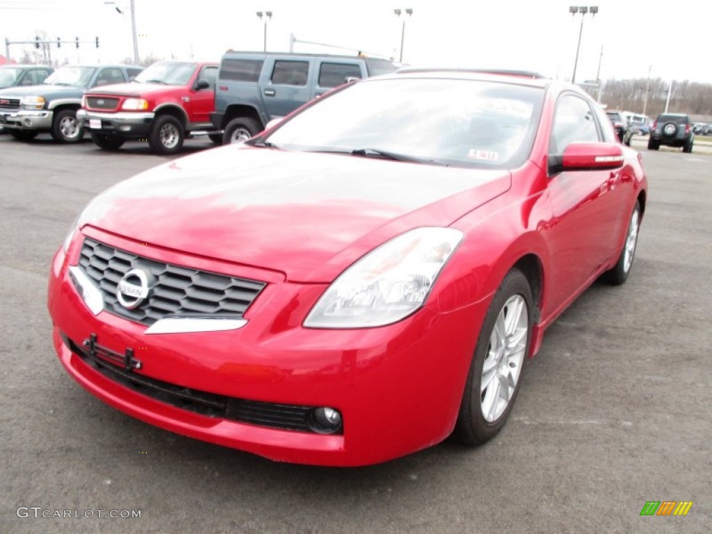 Code Red Metallic 2008 Nissan Altima 3.5 SE Coupe Exterior Photo #90759885