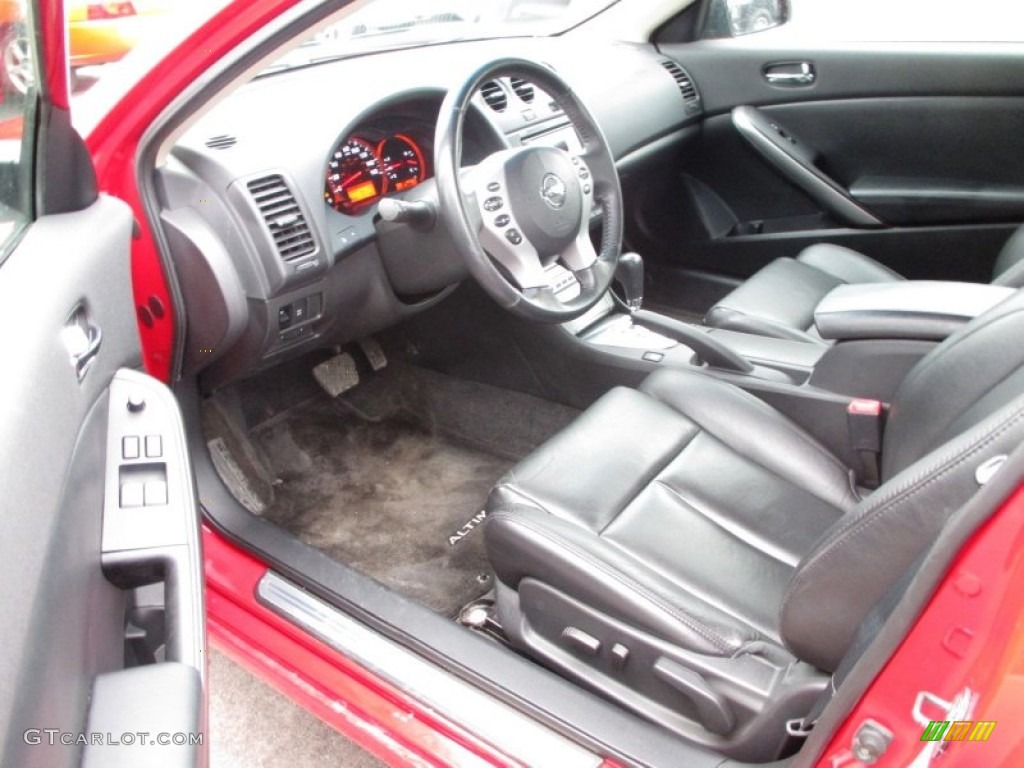 2008 Altima 3.5 SE Coupe - Code Red Metallic / Charcoal photo #6