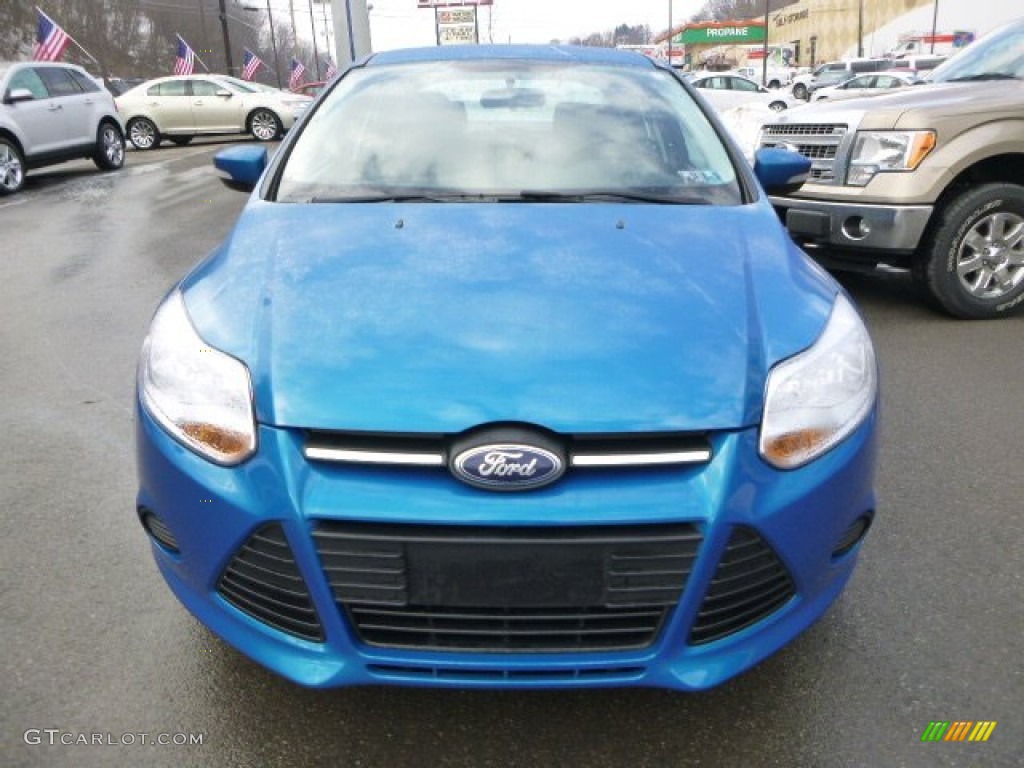 2014 Focus SE Sedan - Blue Candy / Charcoal Black photo #7