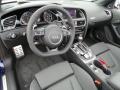 2014 Audi RS 5 Black/Rock Gray Interior Prime Interior Photo