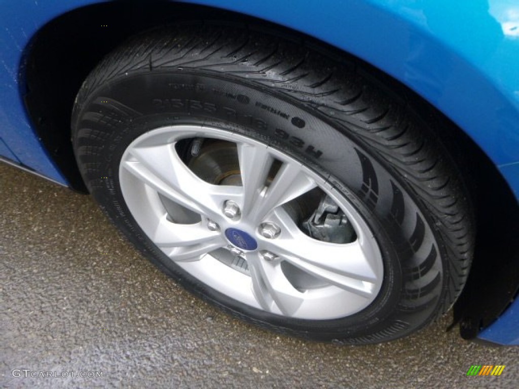 2014 Focus SE Sedan - Blue Candy / Charcoal Black photo #9