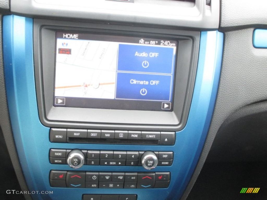 2010 Fusion Sport AWD - Brilliant Silver Metallic / Charcoal Black/Sport Blue photo #7