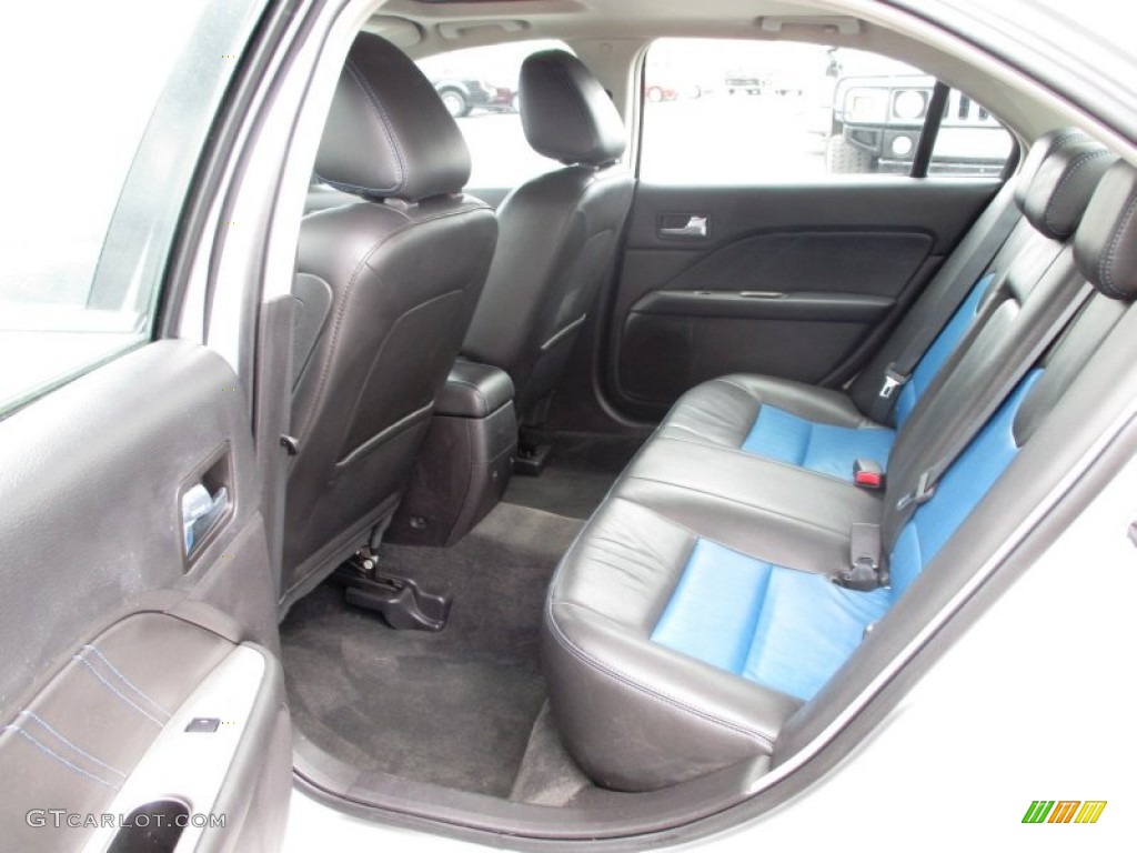 2010 Fusion Sport AWD - Brilliant Silver Metallic / Charcoal Black/Sport Blue photo #17