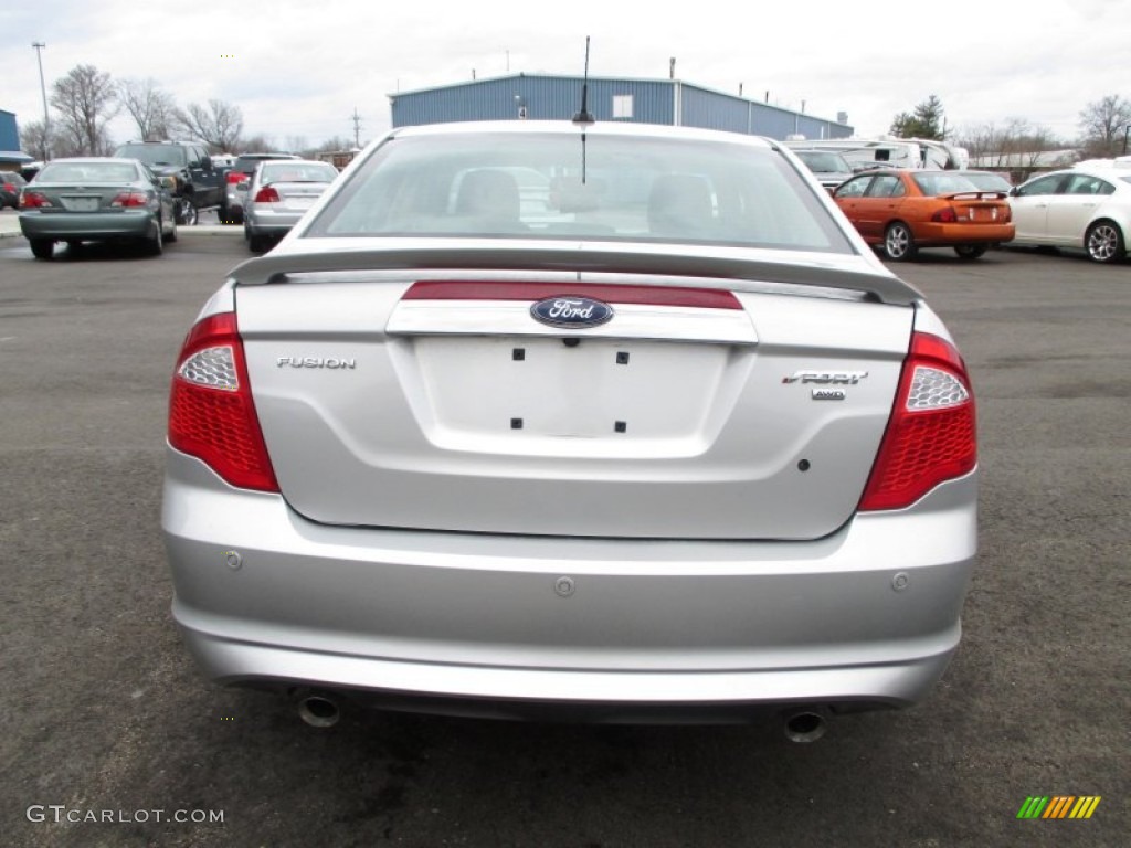 2010 Fusion Sport AWD - Brilliant Silver Metallic / Charcoal Black/Sport Blue photo #19