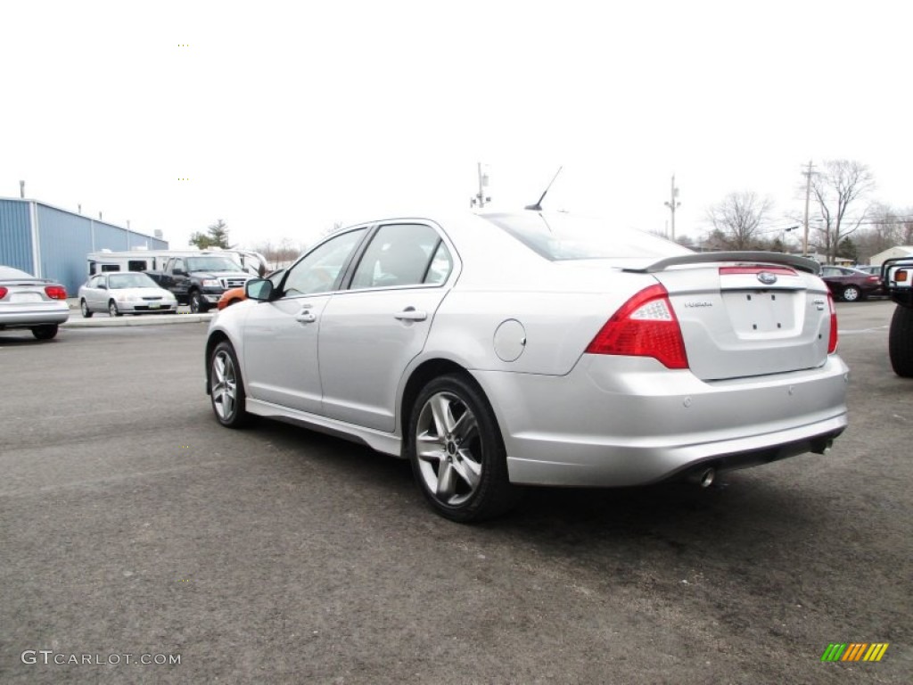 2010 Fusion Sport AWD - Brilliant Silver Metallic / Charcoal Black/Sport Blue photo #22