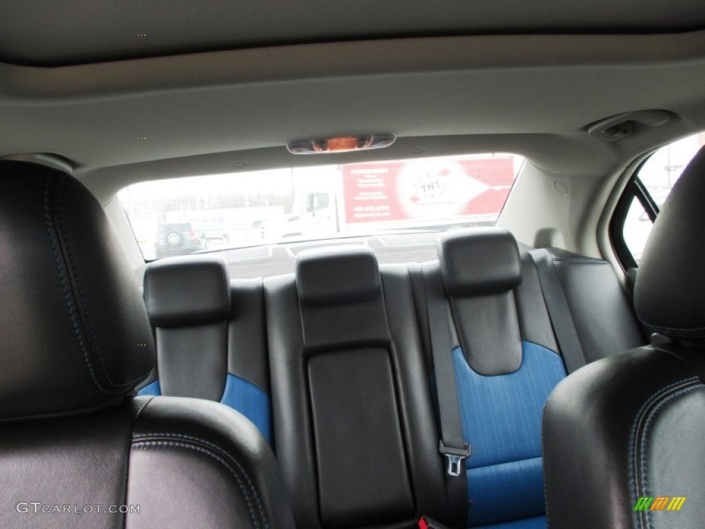 2010 Fusion Sport AWD - Brilliant Silver Metallic / Charcoal Black/Sport Blue photo #25