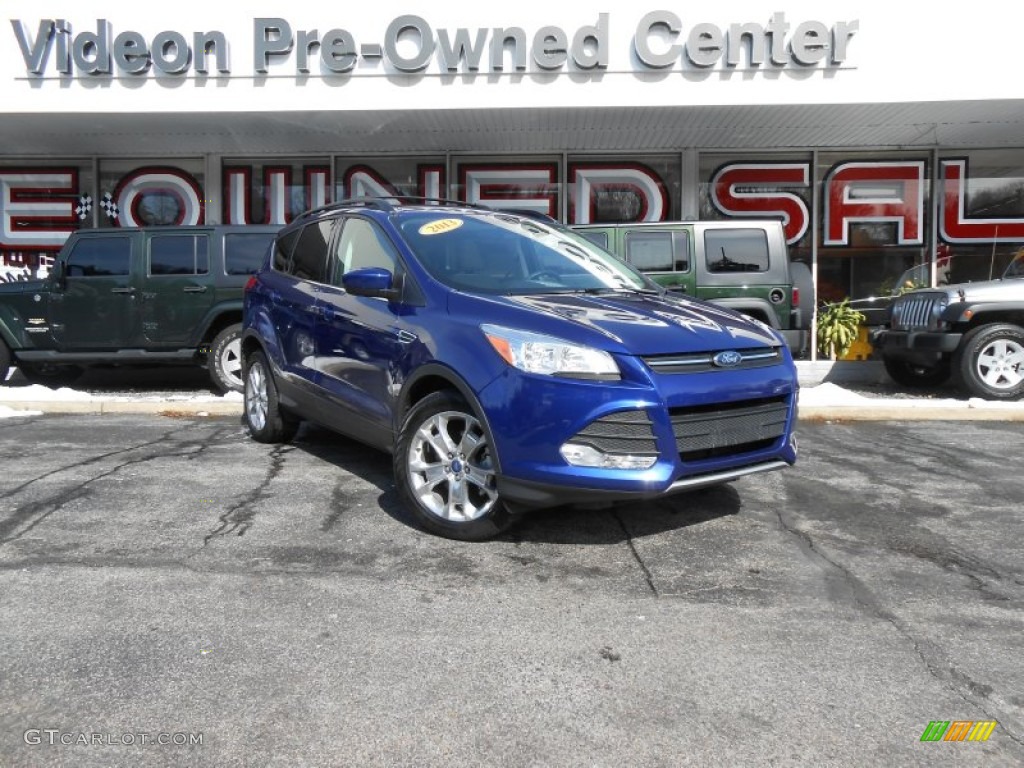 Deep Impact Blue Metallic Ford Escape