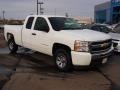 2011 Summit White Chevrolet Silverado 1500 LS Extended Cab  photo #2