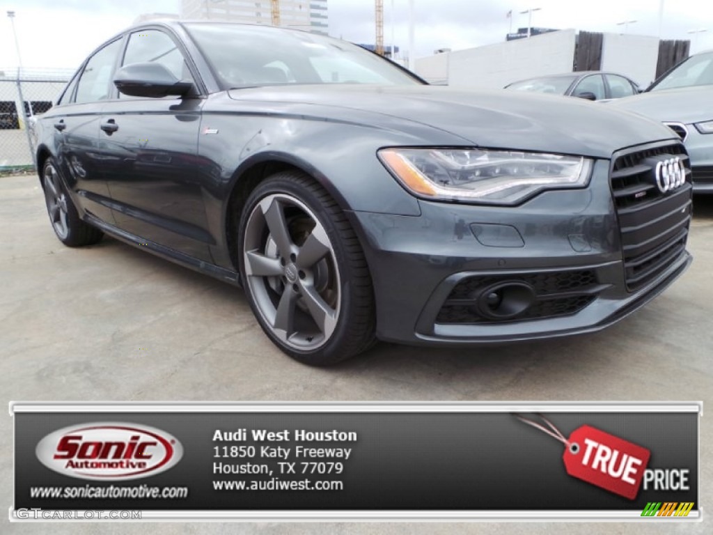 2014 A6 3.0T quattro Sedan - Daytona Grey Pearl Effect / Black photo #1