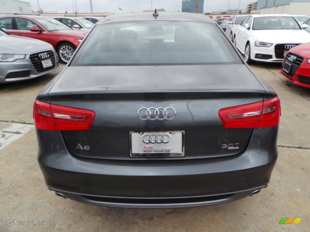 2014 A6 3.0T quattro Sedan - Daytona Grey Pearl Effect / Black photo #6