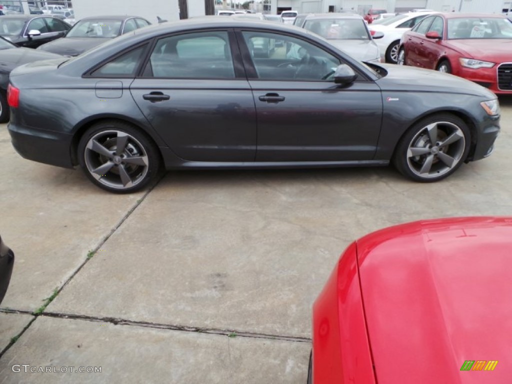 2014 A6 3.0T quattro Sedan - Daytona Grey Pearl Effect / Black photo #8
