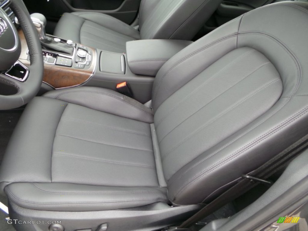 2014 A6 3.0T quattro Sedan - Daytona Grey Pearl Effect / Black photo #14