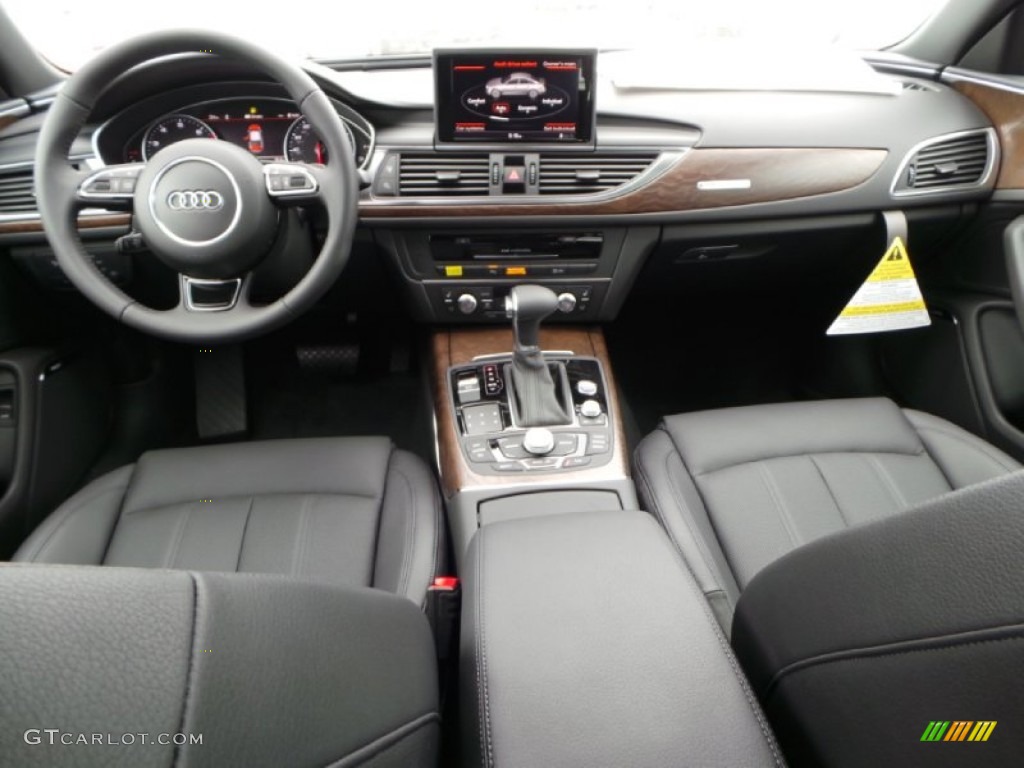 2014 A6 3.0T quattro Sedan - Daytona Grey Pearl Effect / Black photo #35