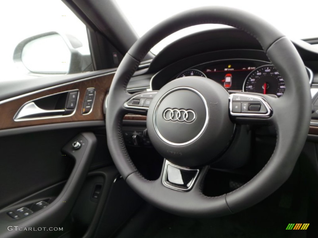 2014 A6 3.0T quattro Sedan - Daytona Grey Pearl Effect / Black photo #36