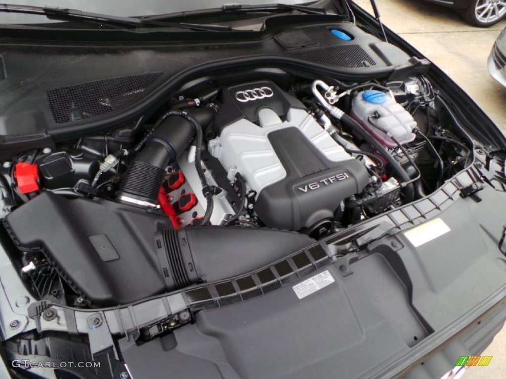 2014 A6 3.0T quattro Sedan - Daytona Grey Pearl Effect / Black photo #37