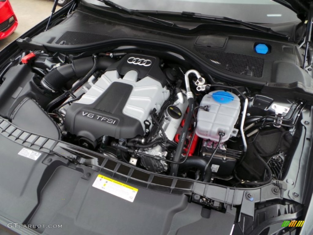 2014 A6 3.0T quattro Sedan - Daytona Grey Pearl Effect / Black photo #38