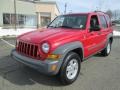 Flame Red 2005 Jeep Liberty Sport 4x4 Exterior