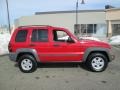 2005 Flame Red Jeep Liberty Sport 4x4  photo #9