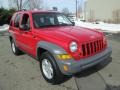 Flame Red 2005 Jeep Liberty Sport 4x4 Exterior