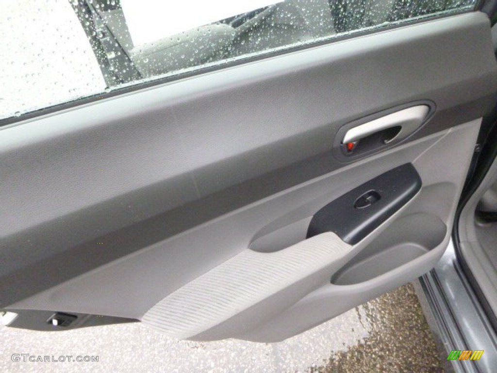 2011 Civic LX Sedan - Polished Metal Metallic / Gray photo #18