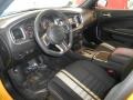 2012 Dodge Charger Black/Super Bee Stripes Interior Prime Interior Photo