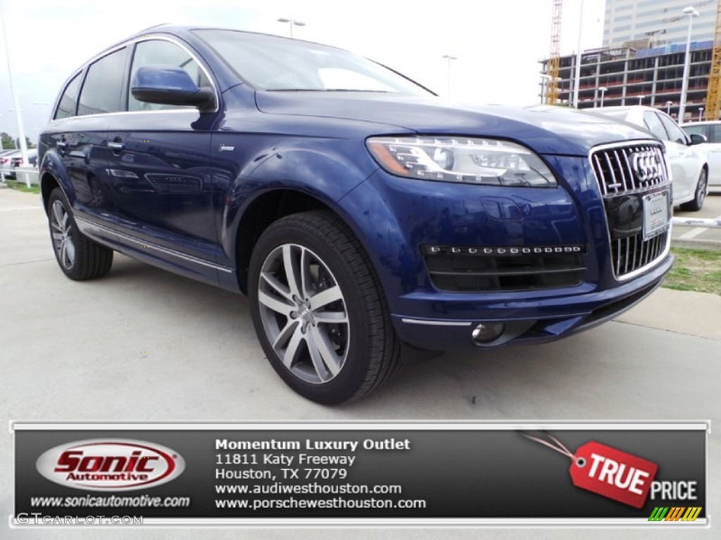 2014 Q7 3.0 TFSI quattro - Scuba Blue Metallic / Black photo #1