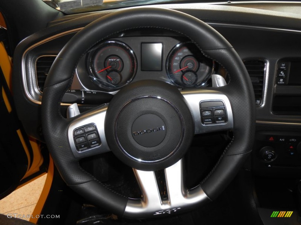 2012 Dodge Charger SRT8 Super Bee Steering Wheel Photos