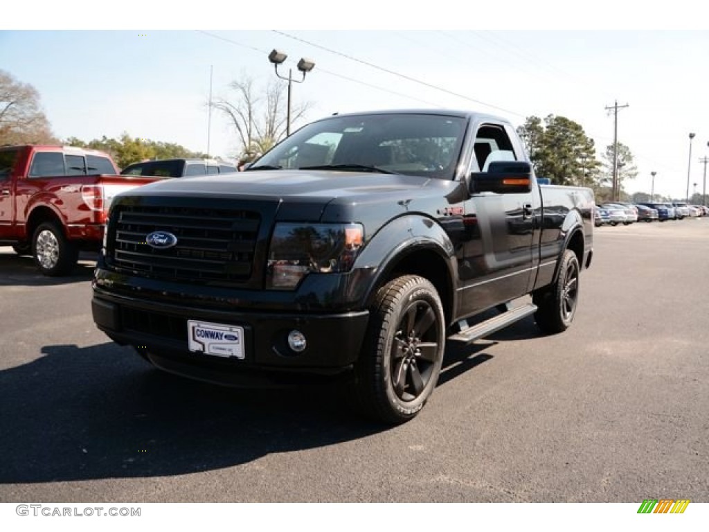 2014 F150 FX2 Tremor Regular Cab - Tuxedo Black / FX Appearance Black Leather/Alcantara photo #1