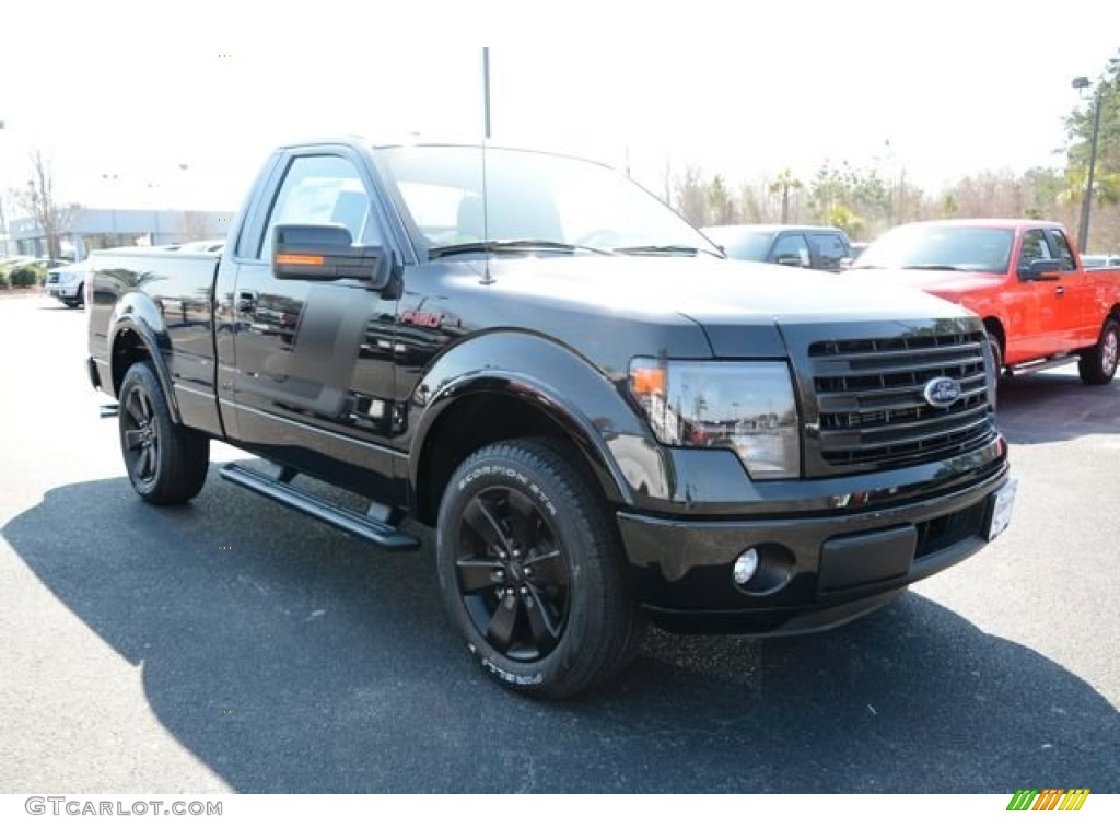 2014 F150 FX2 Tremor Regular Cab - Tuxedo Black / FX Appearance Black Leather/Alcantara photo #3