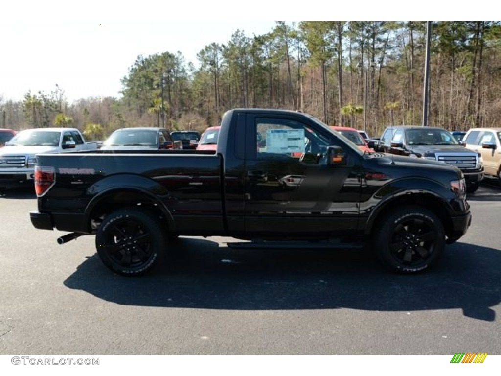 2014 F150 FX2 Tremor Regular Cab - Tuxedo Black / FX Appearance Black Leather/Alcantara photo #4