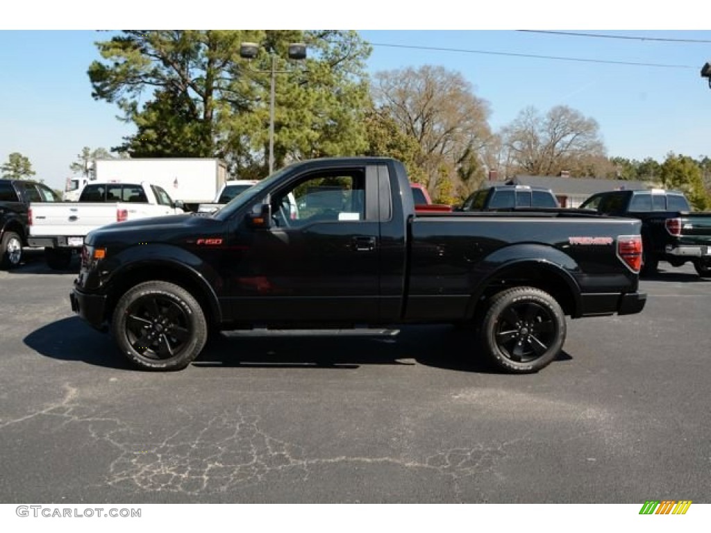 2014 F150 FX2 Tremor Regular Cab - Tuxedo Black / FX Appearance Black Leather/Alcantara photo #9