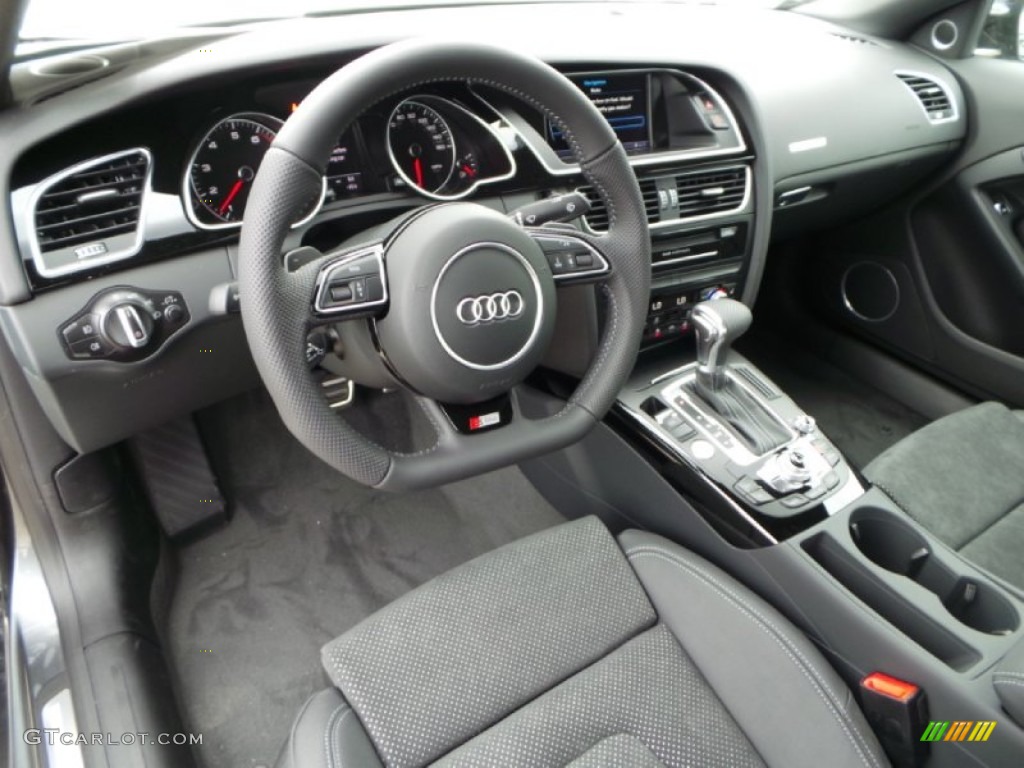 Black Interior 2014 Audi A5 2.0T quattro Coupe Photo #90769731