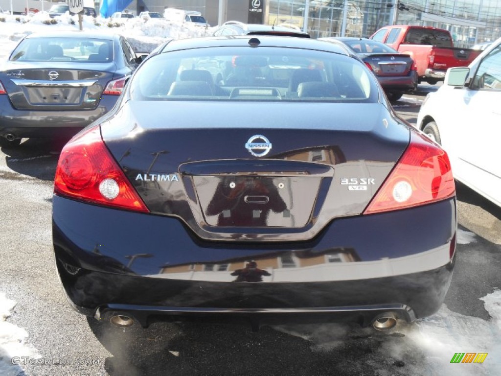 2011 Altima 3.5 SR Coupe - Crimson Black / Charcoal photo #5