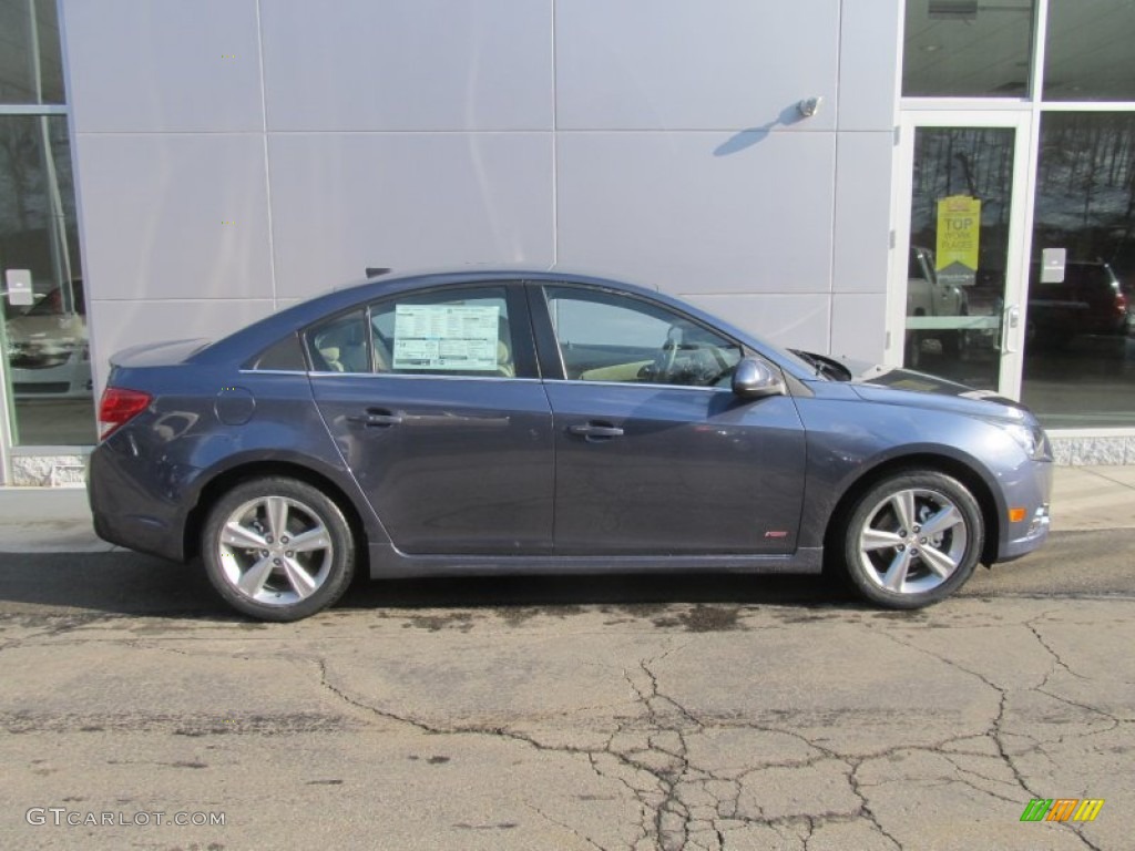 2014 Cruze LT - Atlantis Blue Metallic / Cocoa/Light Neutral photo #2