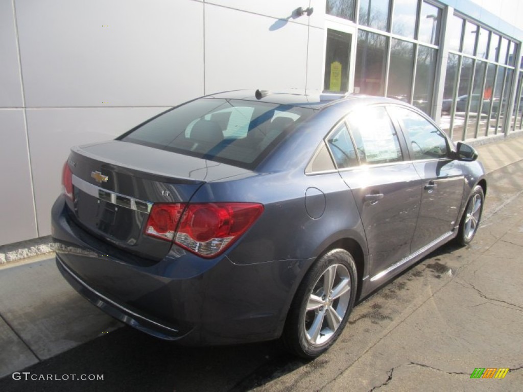 2014 Cruze LT - Atlantis Blue Metallic / Cocoa/Light Neutral photo #4