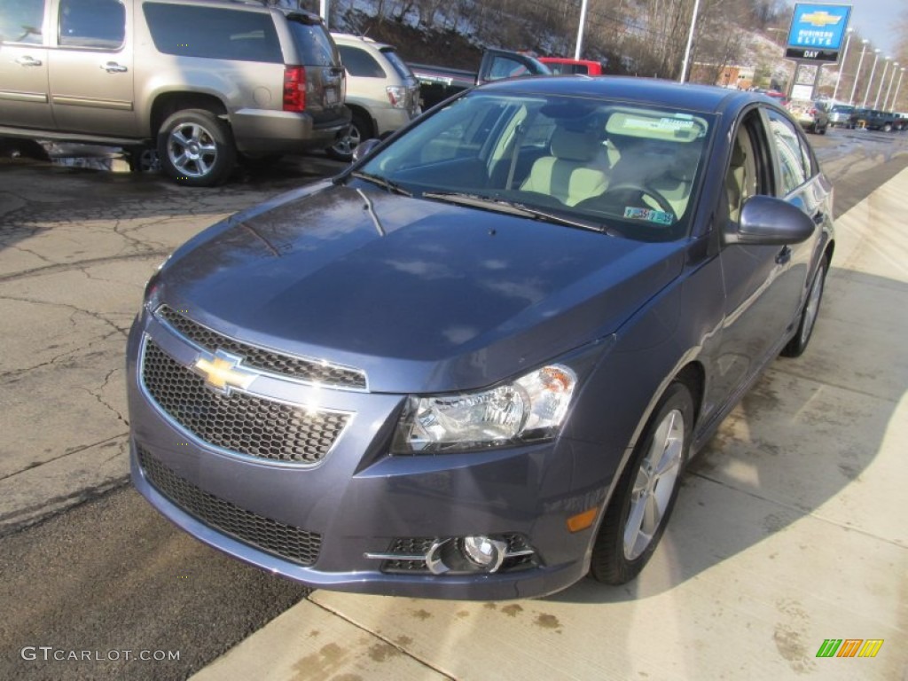 2014 Cruze LT - Atlantis Blue Metallic / Cocoa/Light Neutral photo #7