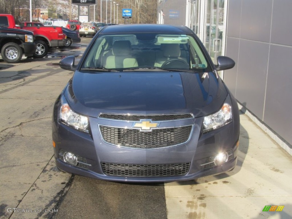 2014 Cruze LT - Atlantis Blue Metallic / Cocoa/Light Neutral photo #8