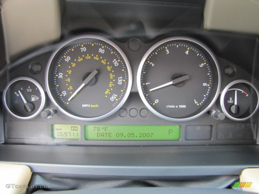 2008 Land Rover Range Rover V8 HSE Gauges Photo #90773802