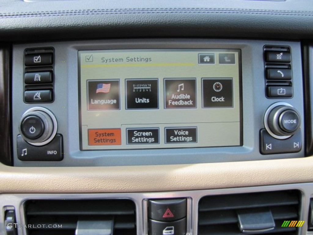 2008 Range Rover V8 HSE - Java Black Pearlescent / Sand photo #17