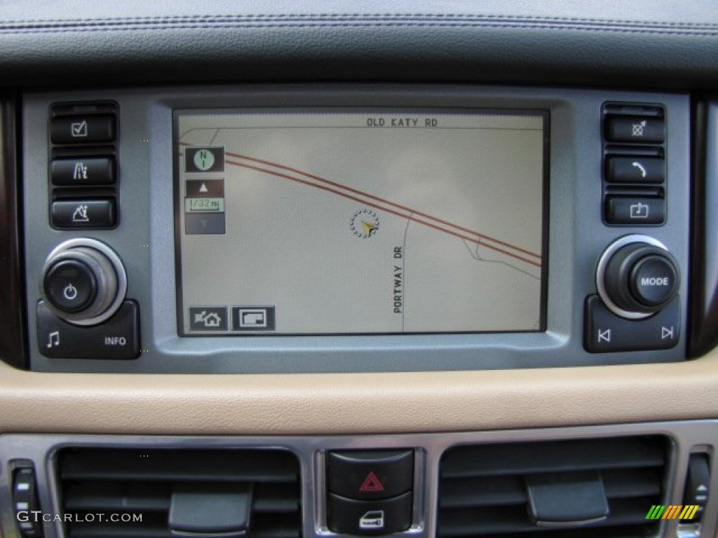 2008 Range Rover V8 HSE - Java Black Pearlescent / Sand photo #19