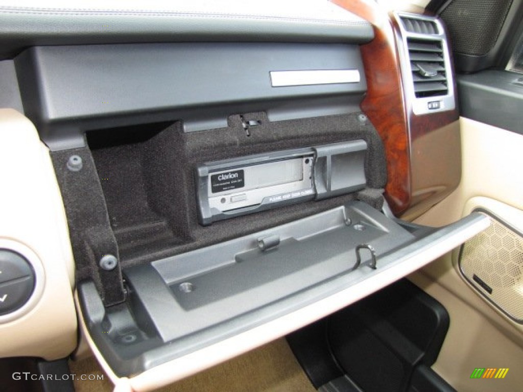 2008 Range Rover V8 HSE - Java Black Pearlescent / Sand photo #24