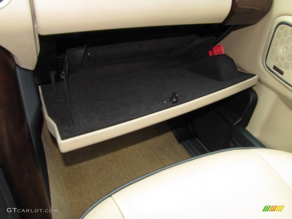 2008 Range Rover V8 HSE - Java Black Pearlescent / Sand photo #25