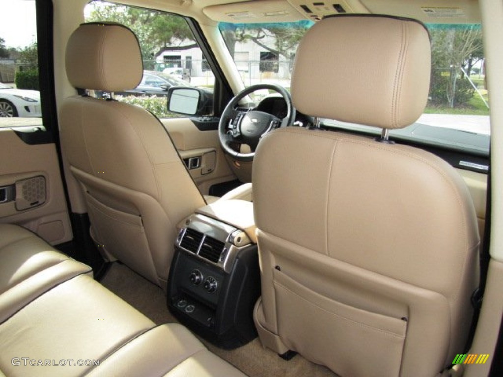 2008 Range Rover V8 HSE - Java Black Pearlescent / Sand photo #29