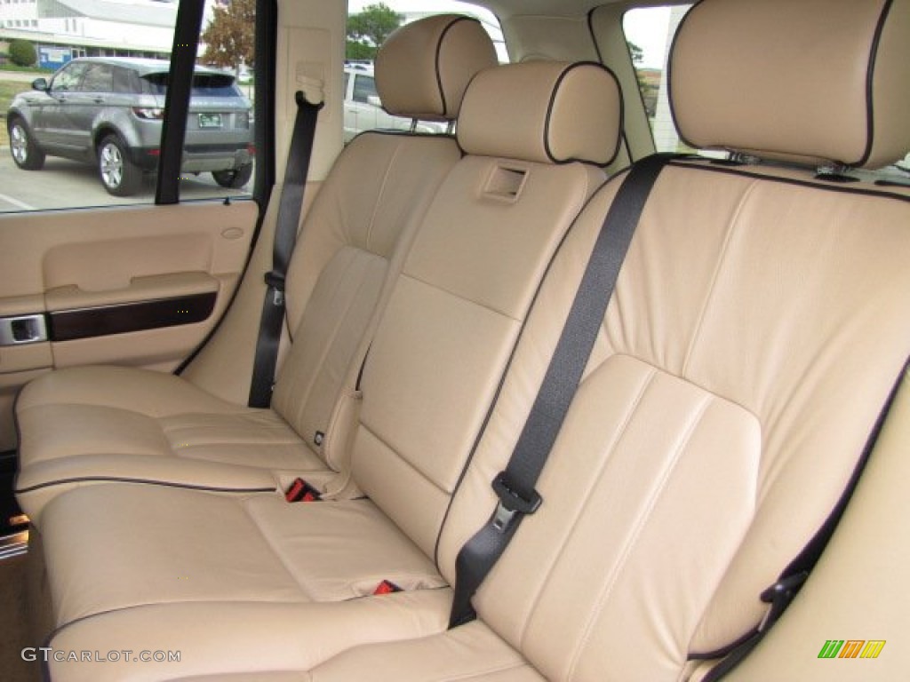 2008 Range Rover V8 HSE - Java Black Pearlescent / Sand photo #31