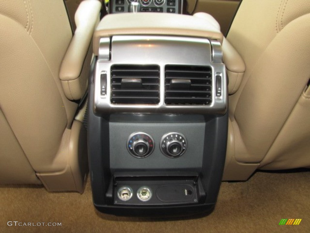 2008 Range Rover V8 HSE - Java Black Pearlescent / Sand photo #32