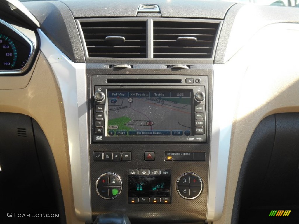 2009 Traverse LTZ AWD - Dark Cherry Metallic / Cashmere/Ebony photo #21