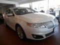 White Platinum Metallic Tri-Coat 2011 Lincoln MKS AWD