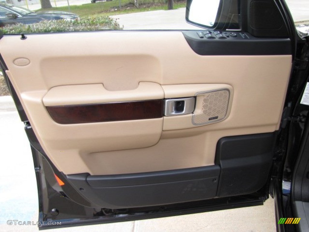 2008 Land Rover Range Rover V8 HSE Sand Door Panel Photo #90774561