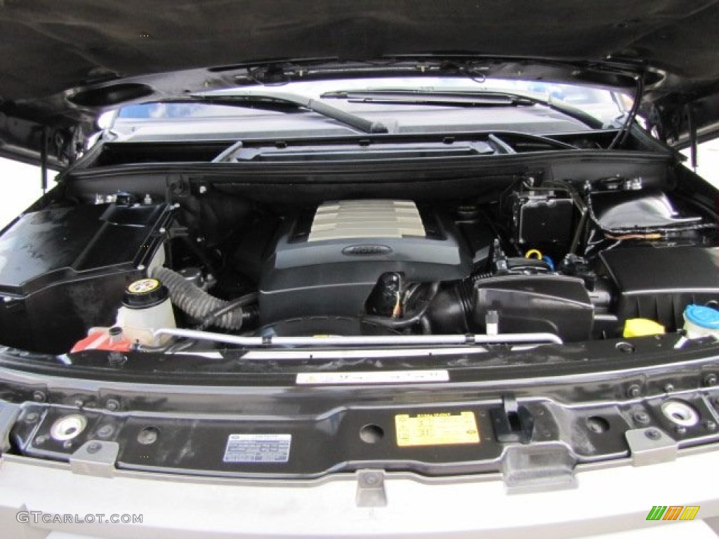 2008 Range Rover V8 HSE - Java Black Pearlescent / Sand photo #45